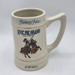 Vintage Hotel/Casino Fantasy Faire EXCALIBUR Las Vegas Beer Mug/Stein Emerald