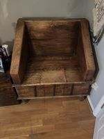 Indonesian Wooden Chest/chair