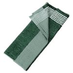 22" x 44" Large Caddy Towel Caddie Style Golf Cotton Towel Green-White