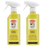 Car Dash Interior Cleaner Detailer All Hard Surface CarPlan Super Valet 600ml x2
