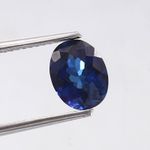 AAA 9x7 MM Natural Flawless Ceylon Royal Blue Sapphire Loose Oval Gemstone Cut
