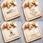 Personalised Dippy Eggs and Toast Soldiers Breakfast Board