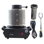 3KG Electric Digital Melting Furnace Metal Gold Silver Copper Smelter Crucible