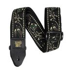Ernie Ball 5372 Black Pleasant Pheasant Jacquard Guitar Strap 100% Genuine