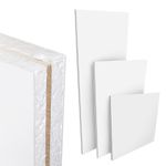 White uPVC Door Panel MDF Reinforced 20mm 24mm 28mm Flat Plastic Glazing