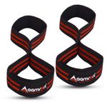 Aamron ® Weight Lifting Gym Strap Figure 8 Padded Cuff Straps Wrist Support #