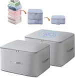 2X Large Capacity Compression Packing Cube Foldable Duvet Organizer(52*42*60cm)