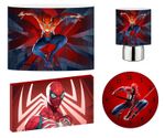 SPIDERMAN c SPIDEY CEILING SHADE, TOUCH LAMP, WALL ART, CLOCK or BUNDLE