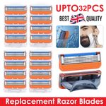 32x Gillette Fusion 5 Power Razor Blades Cartridges Brand New Upgrade Sealed NEW