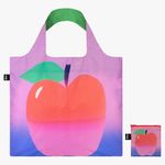 Large LOQI Tote Shopping Travel Bag Apple Ana Popescu Modern Art Reusable