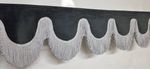 Premium Quality DARK GREY Plush DUTCH STYLE PELMET SCANIA DAF VOLVO MERC IVECO