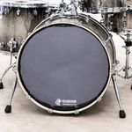 22" Black Resonant Bass Drum Head – BONHAM DRUMHEADS UK Brand Kick Drum Skin New