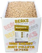 Mealworm high energy premium suet pellets for wild garden bird feeding 12.75kg
