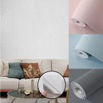 10M Thicken Self Adhesive Thermal Insulation Wallpaper Linen Plain Wall Stickers