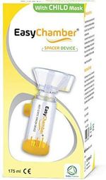 Spacer Device with Child Mask, for use with metered dose Inhaler, EasyChamber