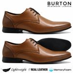 MENS LEATHER LACE UP CASUAL OFFICE WORK SMART FORMAL OXFORD BROGUE SHOES SIZE