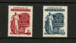 I037 Colombia 1957 Jose Matias Delgado liberator of E lSalvador 2v. MNH
