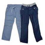 Bundle 2 Cat & Jack Pants Size 3T Blue Pull-On Jogger Set