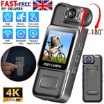 WiFi 4K Camera Camcorder 1080P Body Police Cam With Audio Video DVR IR Night Cam