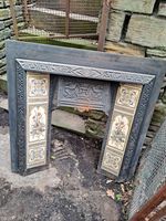Tiled Victorian style Fireplace and Surround unsure of era needs fixing up