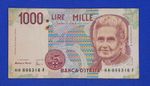 1000 Lire ITALY Maria Montessori banknote 1990s