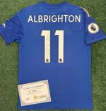 Marc Albrighton Hand Signed Leicester City 19/20 Home Shirt with COA
