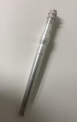 Aftco Aluminum Silver/Black Strait Rod Butt #2 ALPS Pac Bay Stuart