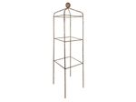 Plant Obelisk 140 cm Brighton Square Shape Steel For Support Garden Pride