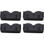 Oblong Plastic Bracket 4piece Fits for Pop Up Gazebo Tent Spare Parts Black