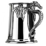 Alchemy England Gothic Dragon Tankard. 1 Pint Fine English Pewter Sheffield