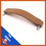 Heavy Duty Leather Case Handle, Briefcase, Flightcase 100kg Handle (Large) BROWN
