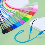 Silicone Elasticated Glasses/Spectacles/Sunglasses Strap - Flat Ended. UK SELLER