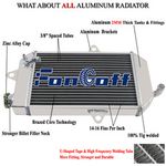 2 Rows Aluminium Radiator For 1987-2006 Yamaha Banshee 350 YFZ350/YFZ-350 2000