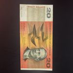 C.O.A $20 Note-Coombs/Randall*1st Prefix 1967-XBQ 542566,Bright Colour n Crisp