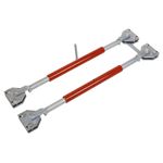 Sealey Door Restraining Bars Pack of 2 Door Strengthening Bar with Tommy Bar