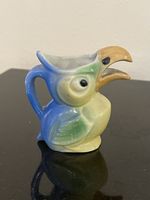 Vintage Retro Colorful Ceramic Bird Toucan Pitcher Creamer German Germany Mini
