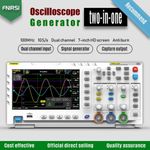 FNIRSI 1014D 2 In 1 7" Digital Oscilloscope Dual Channel 1GSa/s Sampling Rate