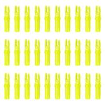 Plastic Archery Arrow Nocks .244"/6.2mm(Yellow, Pack of 30)