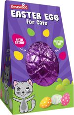 Easter Egg for Cats - Cat Safe Chocolate Treat with Catnip, Cocoa Free, Gluten F