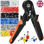 1200PCS Connectors Cord Wire Crimp Cable Pin End Bootlace Ferrule Terminals Kit
