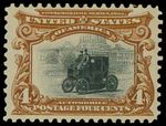 US Scott 296 Mint Lightly Hinged Fine - Very Fine+, SCV $70.00