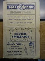 THEATRE ROYAL, YORK REPERTORY CO.1946 PROGRAMME & CAST PHOTOS