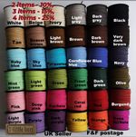 Flat Faux Suede Leather Cord String  Velvet Craft Thong Jewellery 42 colours UK