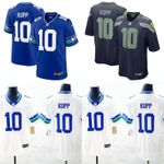 Men's Seattle Seahawks 10B Short Sleeve Top Stitched S-XXXL