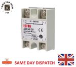 Solid State Relay Module SSR-40DA 40A, 3-32V DC to 24-380V AC.