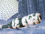 LACOSTE UMBRELLA Telescopic Teflon Vintage L08 Crocodile Fantasy Green NEW