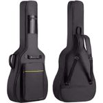 BLACK PADDED FULL SIZE ACOUSTIC CLASSICAL GUITAR BAG CASE COVER HIGH QUALITY NEW