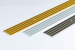 DOOR THRESHOLD FLAT ALUMINIUM FLOOR EDGING BAR-TRIM- 40mm - various colours -1 M