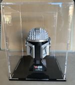 2 pack, 4mm Acrylic display case for Lego Helmet series  and other collectibles