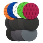 5"-125mm Sanding Paper Hook Loop Sanding Discs 60-10000 Grit Wet & Dry Sandpaper